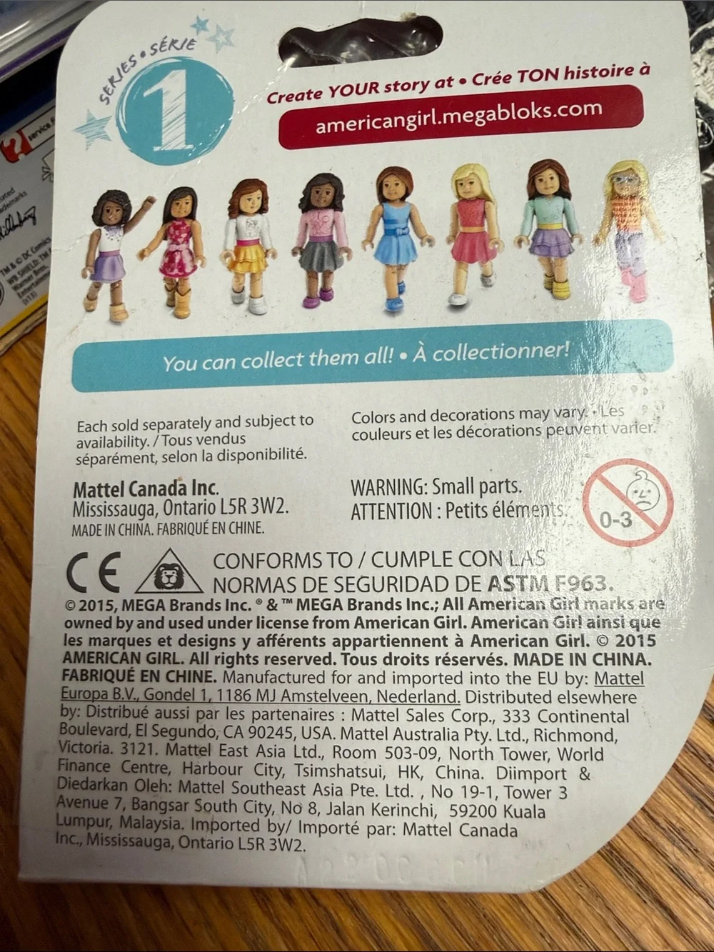 American Girl mega blocks